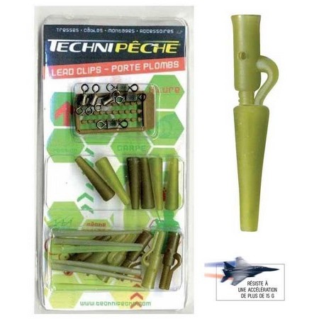 Lead Clip + Sleeves New Generation TechnipÂ¨Âºche - Pack Of 6
