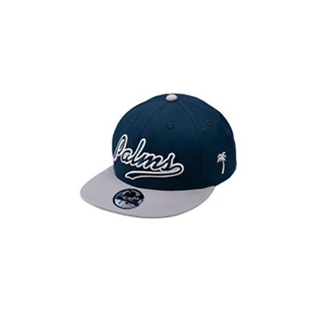 Â¡Â±Men's CapÂ¡Â± Palms 3D Embroidery Flat Cap - Bleu