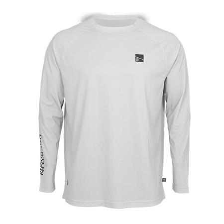Long Sleeve T-Shirt For Men Preston Innovations Performance Sun Shirt Upf-40 - Gris