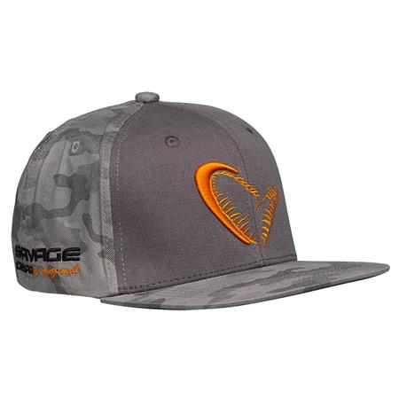 Man Cap Savage Gear Flex Fit Camo Cap Noir/Orange 1 Man Cap Savage Gear Flex Fit Camo Cap Noir/Orange