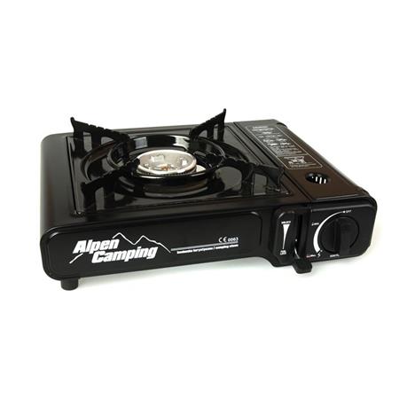 Gas Ring Alpen Camping Black