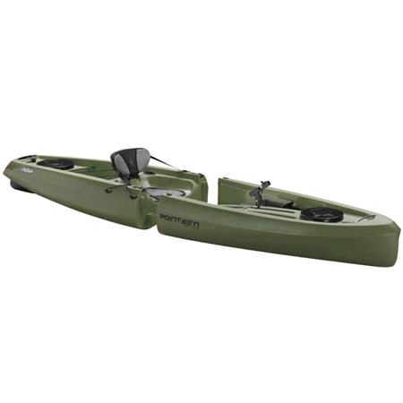 Kayak Point 65¡ãN Mojito Angler Solo Sit-On-Top Modulable - Vert