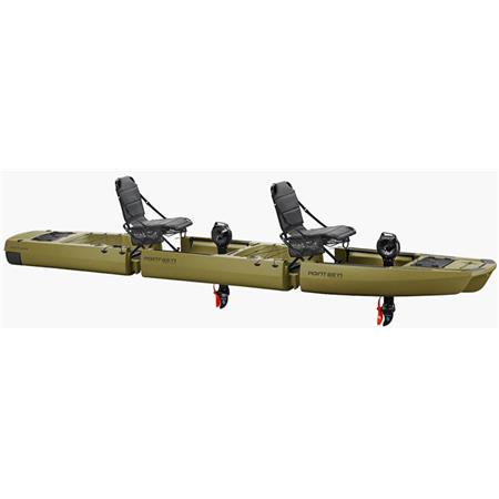 Kingfisher Duo Fishing Kayak Point 65¡ãN Modulable Deux Places - Vert Arm¨¦e