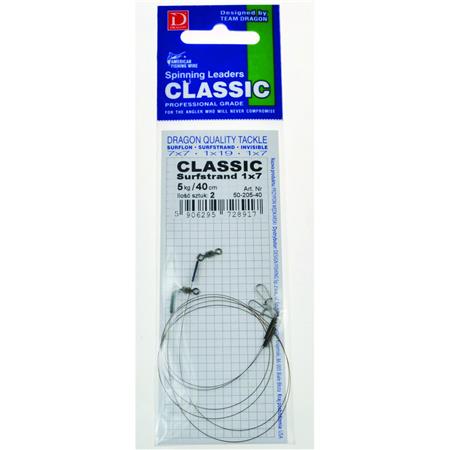 Gangion Dragon Surfstrand 1X7 - Pack Of 2